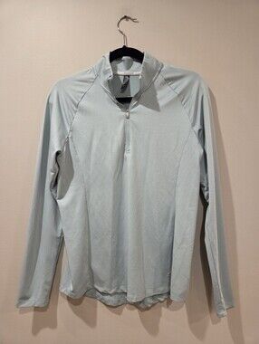 ADIDAS Women's Golf Quarter Zip - Mint Green